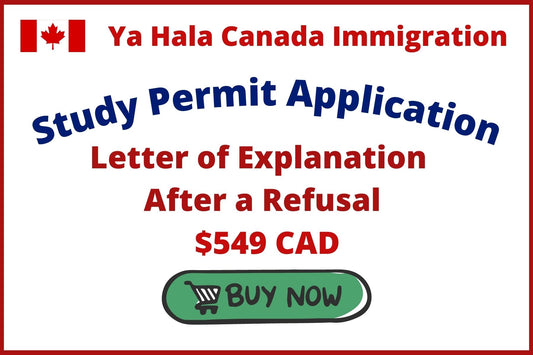 Post-Refusal Study Permit Letter of Explanation (Consultation + Drafting)