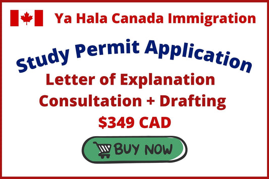 Study Permit Letter of Explanation Consultation + Drafting