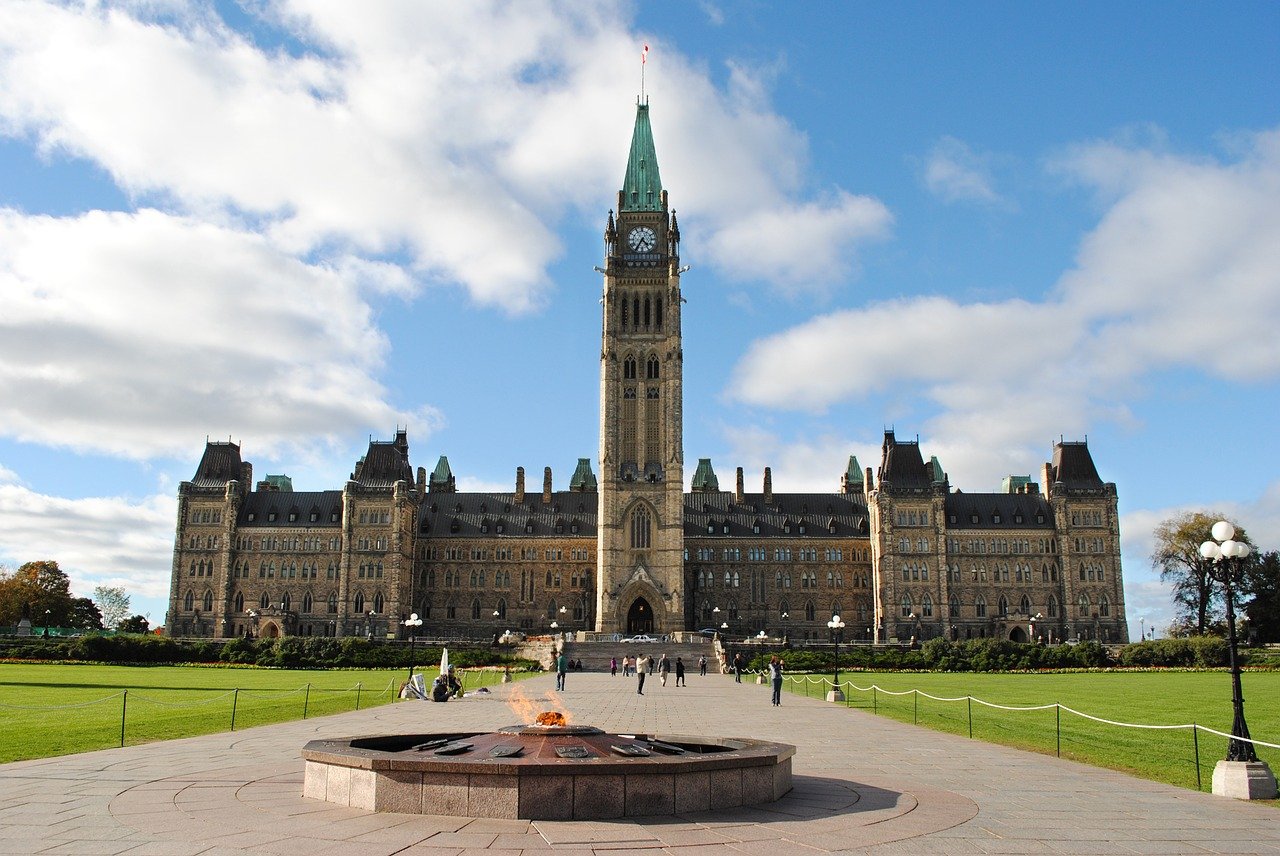 Parliament Buildings in Ottawa, Canada